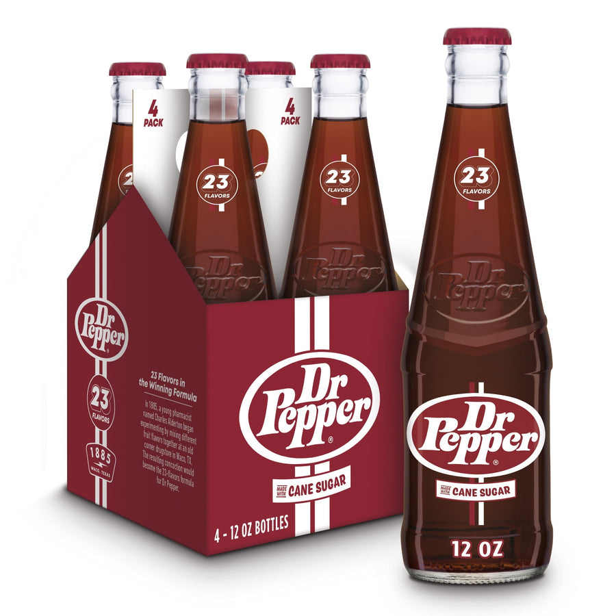 Dr Pepper Real Sugar Soda - Classic Pour