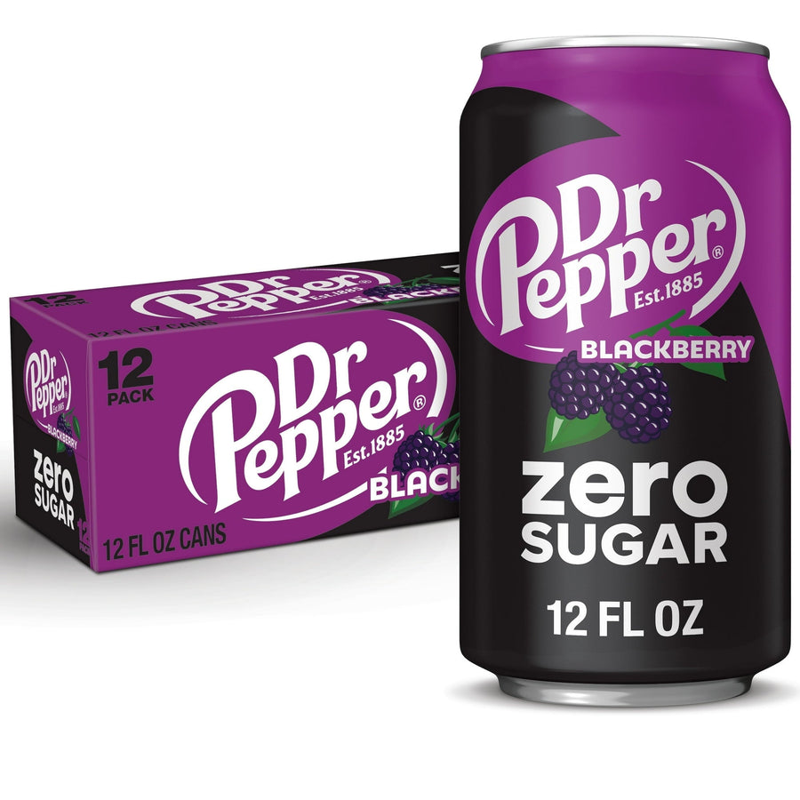 Dr Pepper Blackberry Zero Sugar Soda - Berry Sip