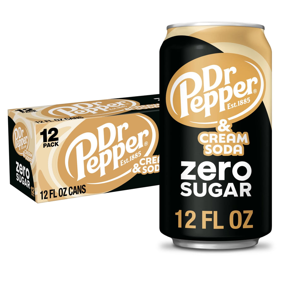 Dr Pepper & Cream Soda Zero Sugar - Creamy Sip