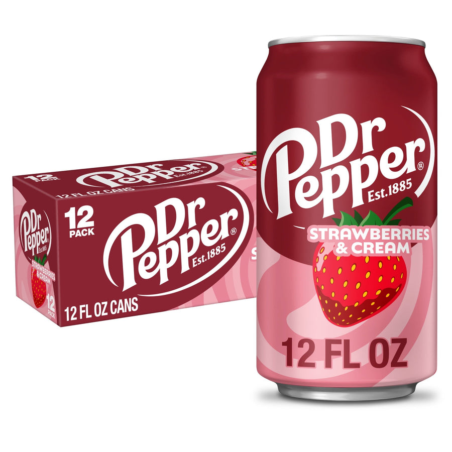 Dr Pepper Strawberries & Cream Soda - Berry Cream Sip